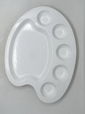 American Atelier At Home You're Invited Large Chip & Dip Plate Platter Stoneware-image