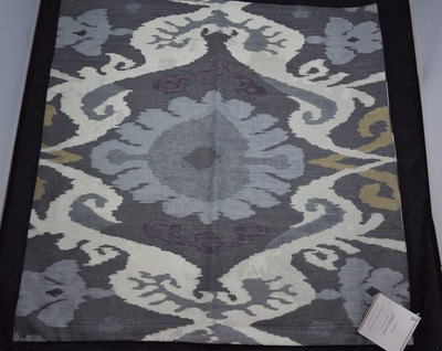 POTTERY BARN SARINA IKAT PILLOW COVER GRAY 20