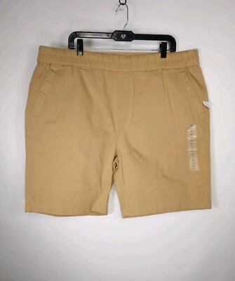 Dip Tan Cotton Pull On Drawstring Shorts Size XL NWT-image