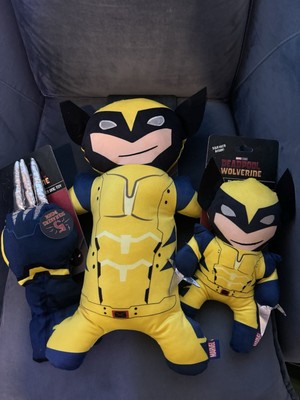 DEADPOOL & WOLVERINE Plush Jumbo Plush Multi-Squeaker Dog Toy Set New! Marvel-image