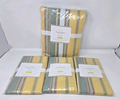 Pottery Barn Naturals Francoise Duvet Full Queen Size Organic Cotton W/Sham 3 Ct-image