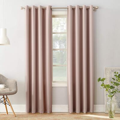 Sun Zero Barrow Energy Efficient Grommet Curtain Single Panel-image
