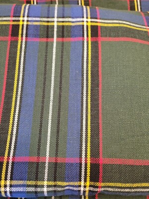 Pottery Barn Stewart Tartan Plaid Green Duvet Cover Full/Queen Mad For Plaid -image