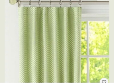 Pottery Barn Mini Dot Blackout Curtain - 2 panels (44