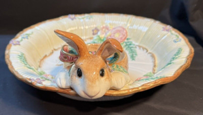 Fitz and Floyd Woodland Spring Large Serving Dip Bowl-image