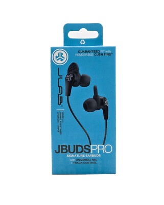 JLAB JBuds Pro Signature Titanium 10mm Drivers Premium in-ear Earbuds with Mic-image