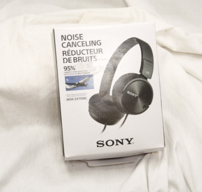 Sony MDR-ZX110NC Wired Over the Ear Headphones - Black-image