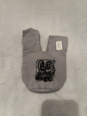 Rashid Johnson Eleven Madison Park NY Restaurant Small Canvas Carrier Tote Gray-image