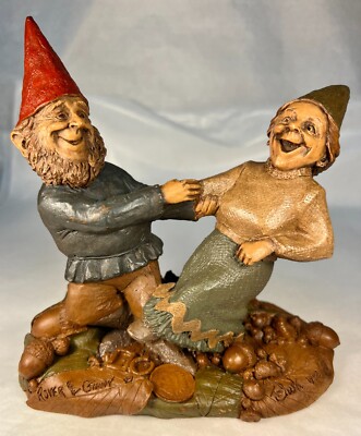 ROVER AND GINNY-R 1992~Tom Clark Gnome~Cairn Studio Item #5204~Edition #53~Story-image