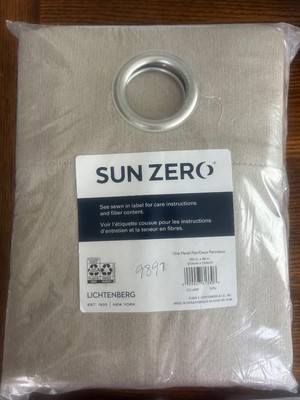 NIP Sun Zero Lichtenberg Blackout Curtains 1 Panel Pair 1006