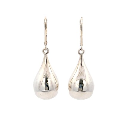 RLM Studio Dangle Earrings Sterling Silver Robert Lee Morris Tear Drop Lever Ear-image