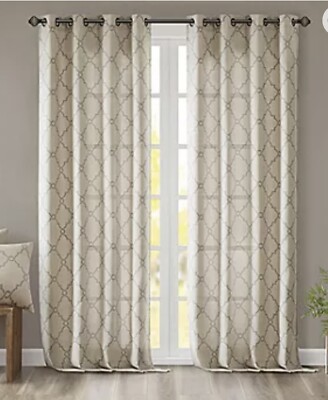 Madison Park Window Panel saratoga new 2 panels Bundle New-image