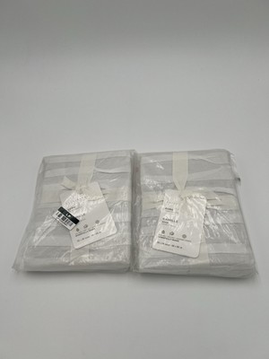 NEW Pottery Barn Camille Ruffled Euro Shams -  WHITE-image