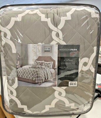 Madison Park Essentials KING/ CAL KING 4 Piece Reversible Coverlet Comforter-image