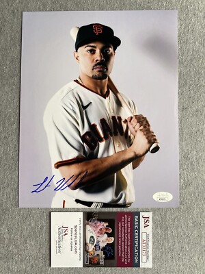 SAN FRANCISCO GIANTS- LaMONTE WADE JR. AUTOGRAPH 8x10 PORTRAIT PHOTO JSA AT33173-image