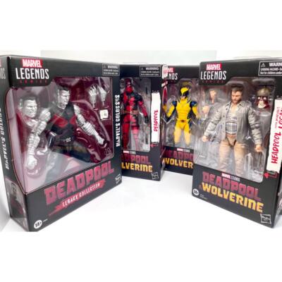 Marvel Legends Deadpool Wolverine Headpool and Logan Colossus Action Figures-image
