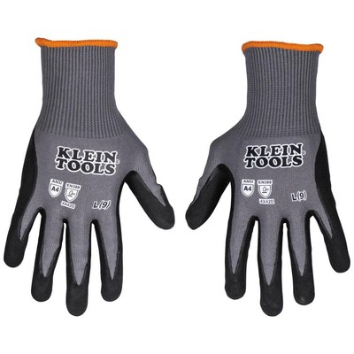 Klein Tools A4 Cut Knit Dipped Gloves, Large, 2Pk-image