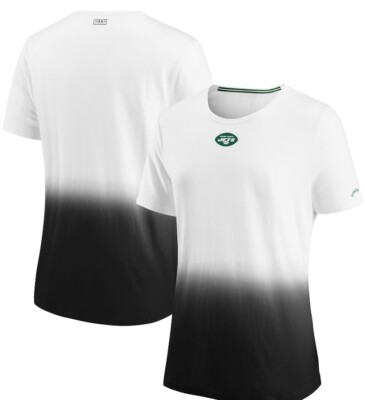 Women's New York Jets Dip Dye  WEAR By Erin Andrews White T-Shirt Size XL -image