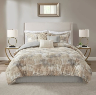 Madison Park Beacon 7 Piece Comforter Set - King - All NWT-image