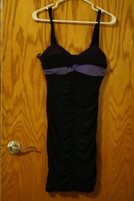 City Studio Teens/WomenDress Bodycon thick Straps Cocktail dress Black Size M-image