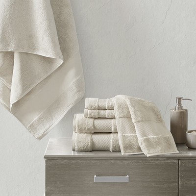Cotton 6 Piece Bath Towel Set-image