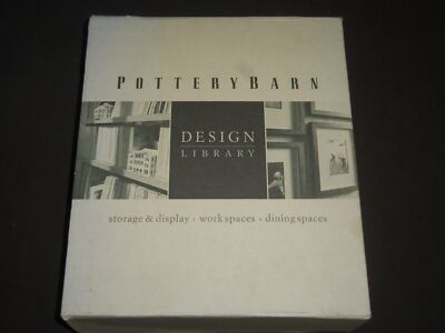 2004 POTTERY BARN DESIGN LIBRARY BOXED SET OF 3 - DINING, WORK, STORAGE- R 114-image
