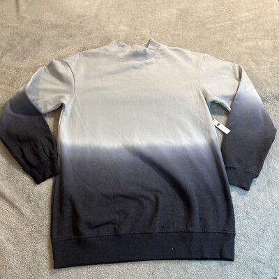 BP Sweatshirt Womens Size Small Oversized Crewneck Dip Dye Multi-colored NWT-image