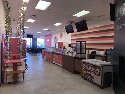 Large Ice Cream Store Closed, Selling Equipment Individually-image