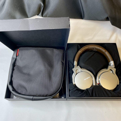 SONY MDR-1R Wired Headphones Over-ear type Silver [VG] limited From JAPAN◎-image