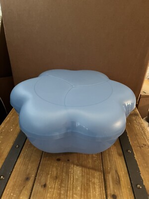  Tupperware Chip N Dip Large Container Bowl with Lid {PRE-OWNED}-image