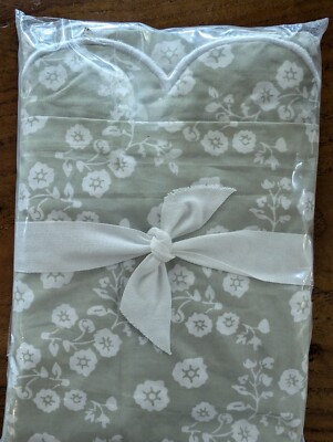 POTTERY BARN Julia Berolzheimer Reversible Scalloped Std Sham-NWT-image