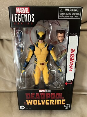 Marvel Legends Deadpool and Wolverine Hugh Jackman Yellow Suit Wolverine-image