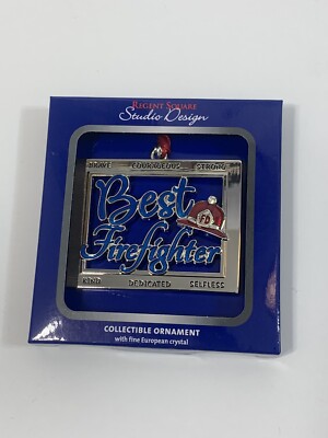 Best Firefighter Ornament by Regent Square Studio Design-image