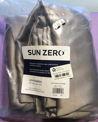 Sun Zero Oslo Theater Grade Blackout Grommet Curtain Panel 52 X 54” Open Box-image