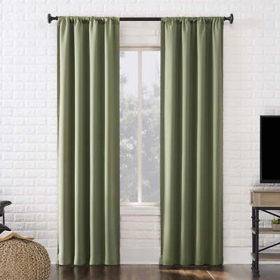 Blackout Rod Pocket Curtain-image