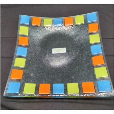 Studio Nova Zephyr MultiSquare Thick Clear Bubble Glass 13