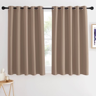 Thermal Blackout Curtain & Drape - Grommet Room Darkening Window Treatment So...-image
