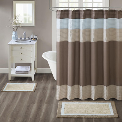 Madison Park Amherst Bathroom Rugs Room Décor 100% Cotton Tufted Ultra Soft Non--image