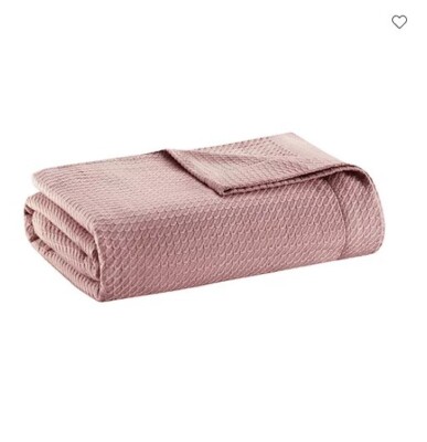 Egyptian Cotton Twin Bed Blanket Rose Madison Park MP51N-6363-image