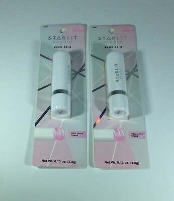 2 Starlit Studio Whirl Lip Balm Spiral Shaped Formula 13001 New Sealed-image