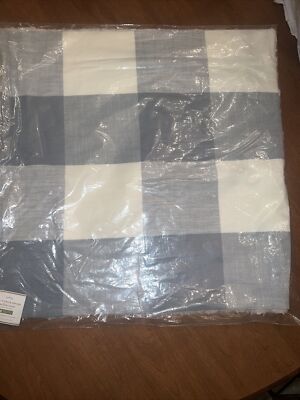 Pottery Barn Bryce Check Sherpa 24’x24’ Pillow Cover -image