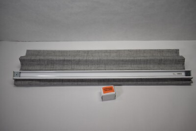 Sun Zero Somerton Cordless Gray 100% Blackout Fabric Roman Shade 35