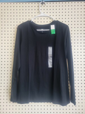 Dip Black Women's Size Large Long sleeve Shirt.-image