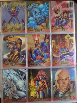 1995 Fleer Ultra Chromium X-men Complete Base Set #1-100-image