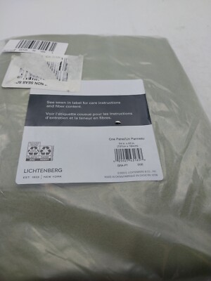 Lichtenberg Panel Curtain 54in x 63in Sage Green-image