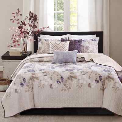 Madison Park Luna 6-Pc. Quilt Set King/California New-image
