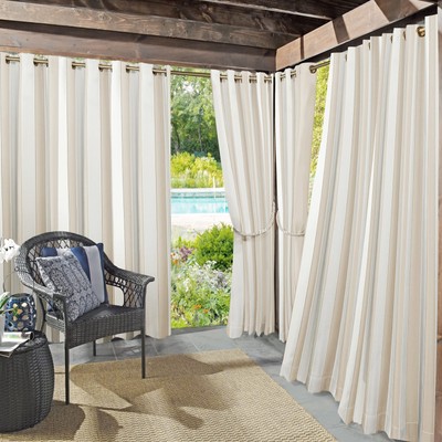 Valencia 2-Pack Cabana Stripe Indoor/Outdoor UV Protectant Energy Efficient G...-image