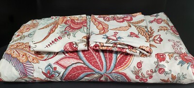 Pottery Barn Lolita Palampore Tropical Floral Full/Queen Duvet Cover 2 STD Shams-image