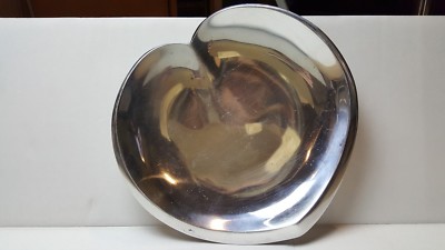 Nambe Studio 2009 Metal Heart Shaped Alloy Love Plate by Sean O'Hara #MT0008-image