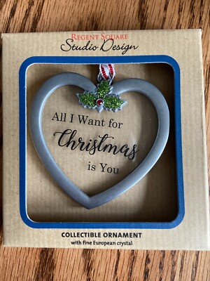 All I Want for Christmas is You Ornament by Regent Square Studio Design-image